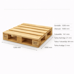 1200 × 1000 EUR2 Palet Nedir? Euro 2 Ahşap Palet Özellikleri ve Palet Fiyatları