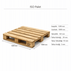 1200 × 1000 Palet Ölçüsü Nedir? ISO Ahşap Palet Özellikleri ve Palet Fiyatları